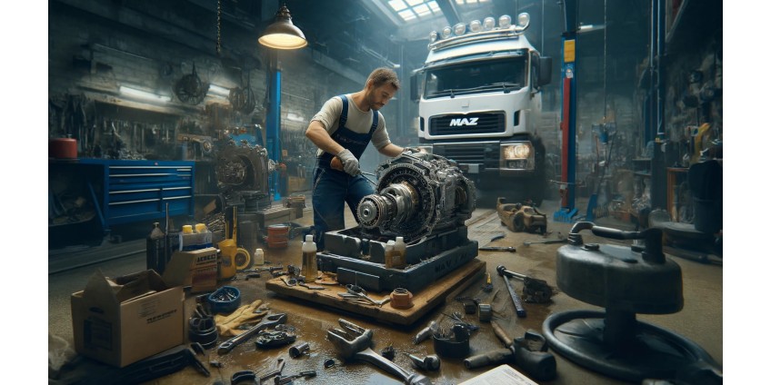 Как снять, отрегулировать и установить КПП на МАЗ